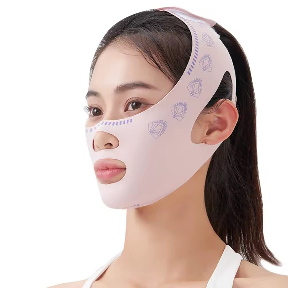 Facial Slimming & Lifting Band | V-Shaper Chin & Cheek Sculpting Strap | Anti-Wrinkle Sleeping Mask