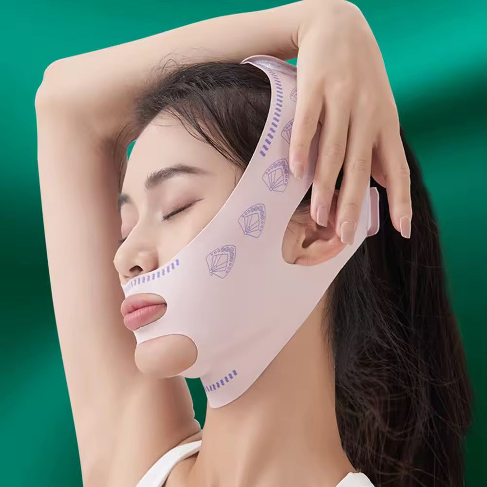 Facial Slimming & Lifting Band | V-Shaper Chin & Cheek Sculpting Strap | Anti-Wrinkle Sleeping Mask